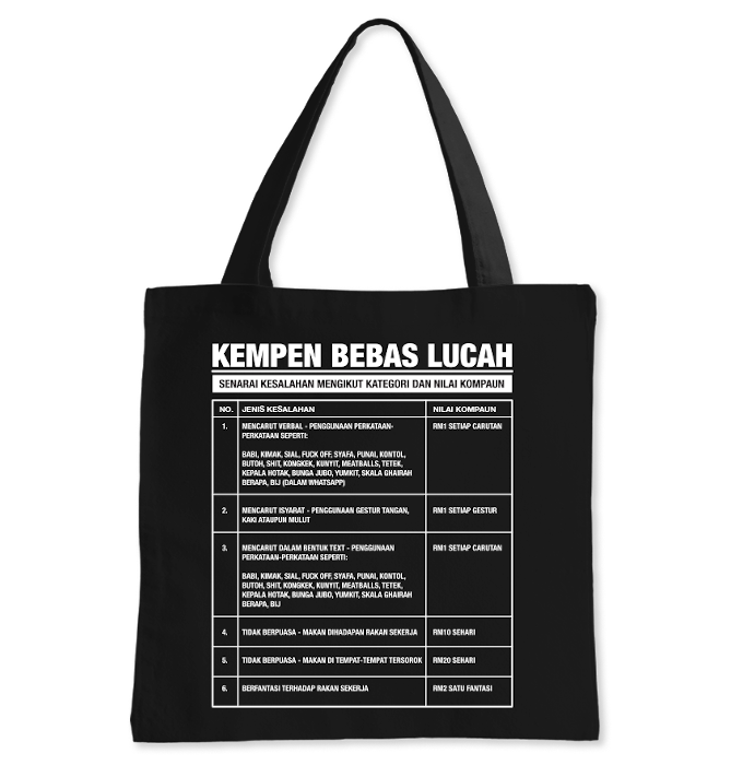 Thinker Compound Totebag Black