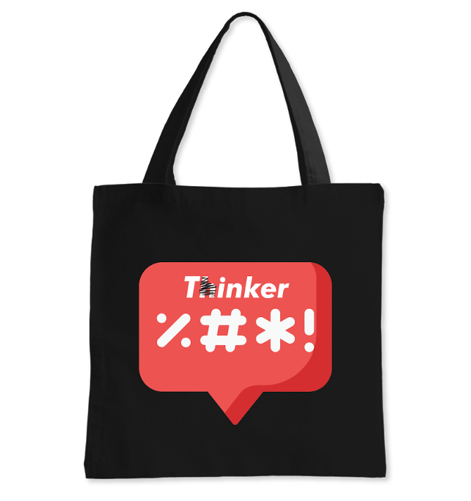 Thinker Compound Totebag Black
