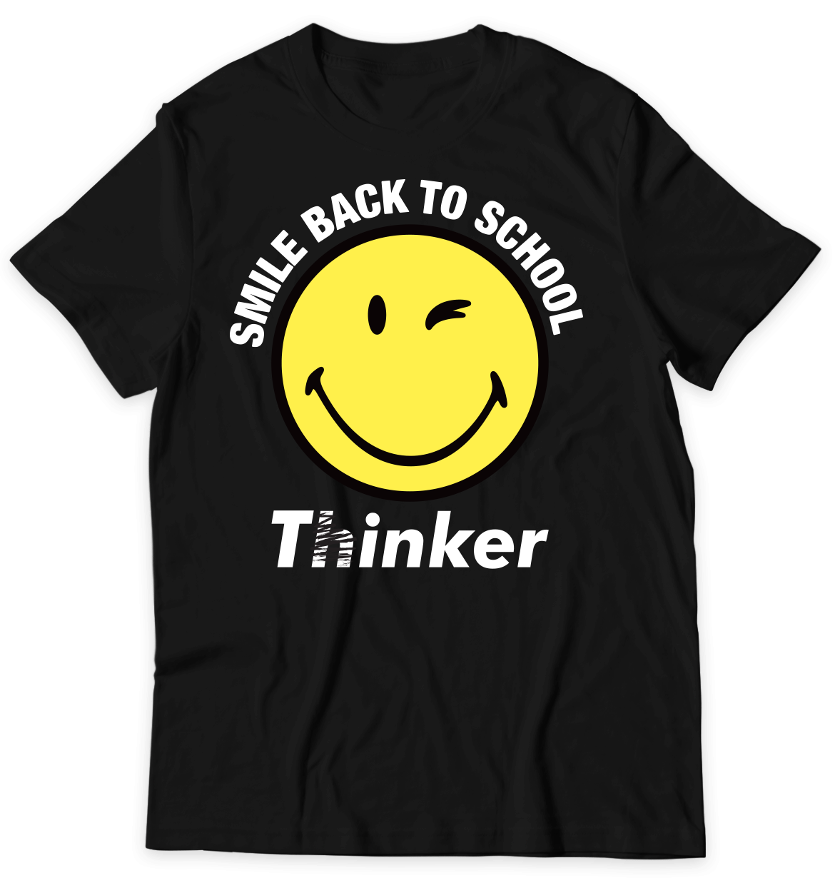 Smile Back To School Black